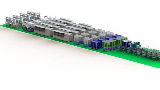 Высокая производственная линия 600-800pcs/H батареи лития эффективности затрат с высокой гибкостью