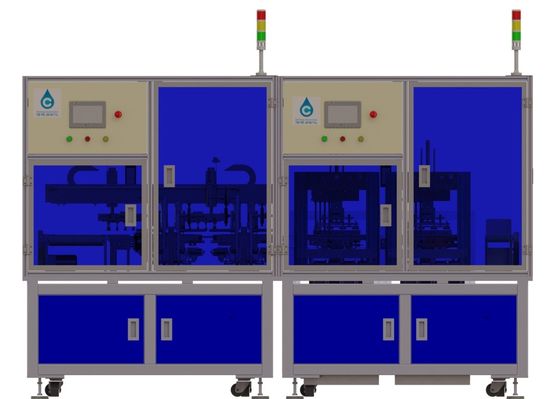 Запись на ленту кабеля клетки квадрата производственной линии 1500KG автомобильного аккумулятора 40PPM в машину раковины