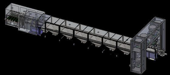Автоматизированная производственная линия кармана согласования ламинатора техническая плиты батареи