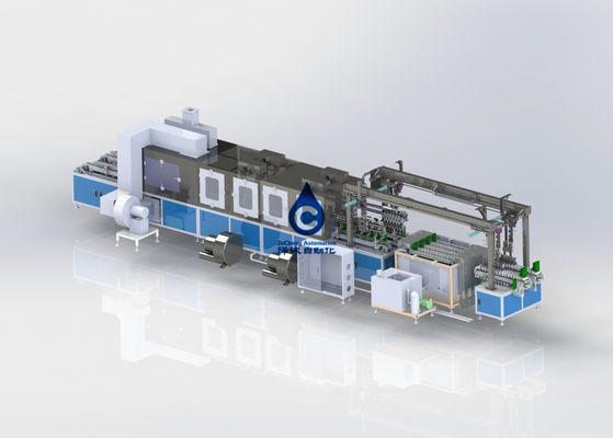 Уборщик SMC батареи силы производственной линии 380V батареи лития 12PPM ультразвуковой